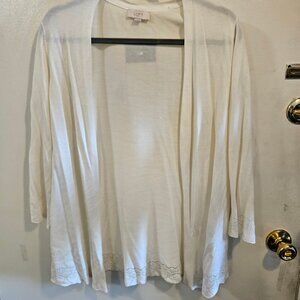Dainty and Very Light Sweater, White Cream Colored